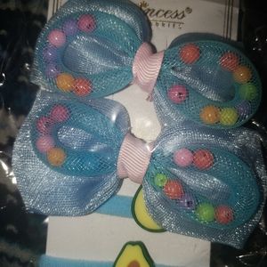 Girls hair bow and ties
